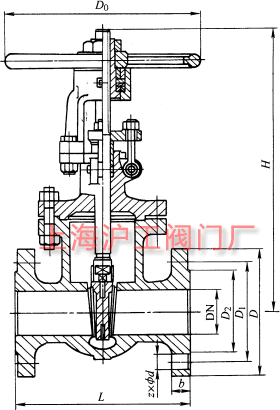Z41HZ41Y  150(Lb)~600(Lb) ШʽlyҪμY(ji)(gu)ߴʾD